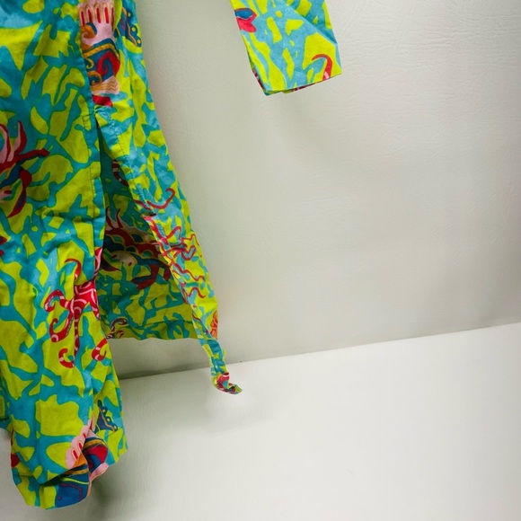 Gretchen Scott cotton tunic or beach coverup. Medium - Picture 6 of 6